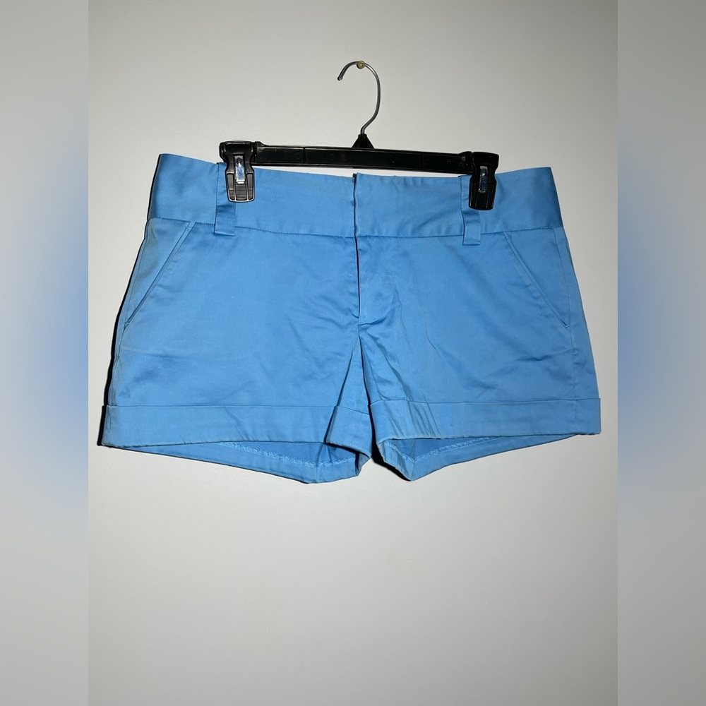 Alice + Olivia High Waist Blue Shorts